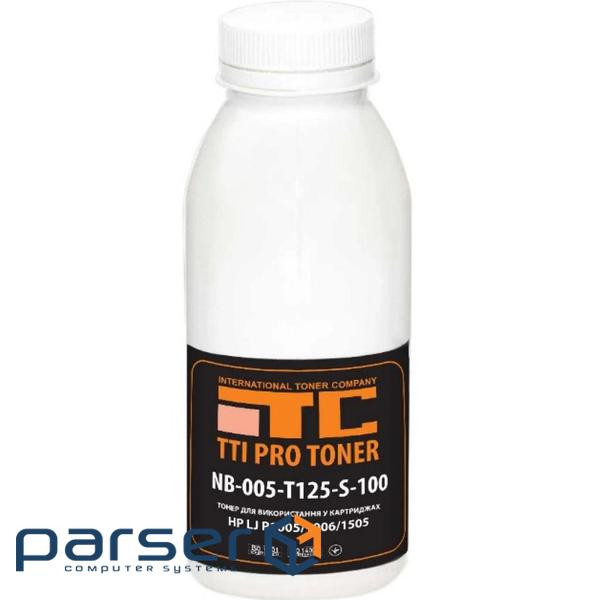 Тонер HP LJ P1005/1006/1505, 100г Black TTI (NB-005-T125-S-100) (NB-005-T125-S-100г )