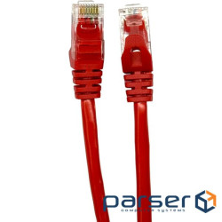 Патч-корд 2м UTP cat.5e, CU, 24AWG, red GEAR (GPC-UTPCURJ45-2R)