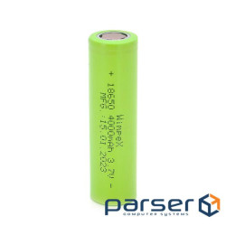 Акумулятор WMP-4000 18650 Li-Ion Flat Top, 2000mAh, 3.7V, Green (YT30015)