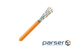 Кабель ЗЗКМ Cat. 6 U/UTP 4x2x23 AWG LS0H 305 м помаранчевий (7091091)