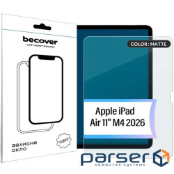 Защитное стекло BeCover Matte Anti-Glare для Apple iPad Air 11" M4 2026 (715171)