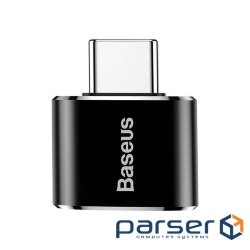 Перехідник Baseus USB Female to Type-C Male Чорний (CATOTG-01)