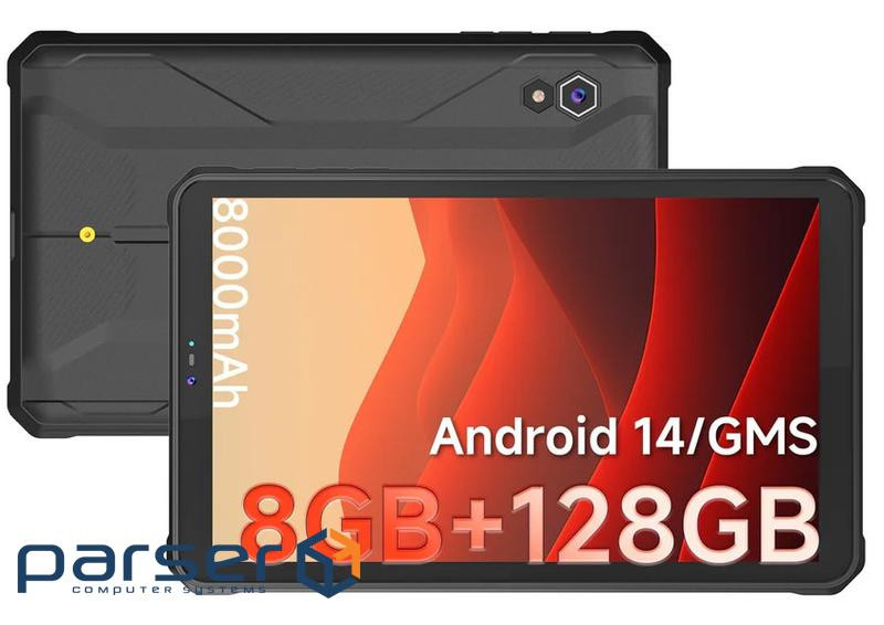 ONERugged T1, 8.68" rugged outdoor tablet, 1340&times;800, 8 GB + 128 GB, 33W fast charging, 4G, IP68