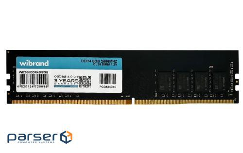 Модуль пам'яті WIBRAND DDR4 2666MHz 8GB (WI2666DDR4D/8GB)