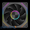 Вентилятор PCCOOLER FG120 ARGB BK чорний для корпусу 120x120x25мм, HB, 5V ARGB 3 (FIG120-BKAC112-GL)