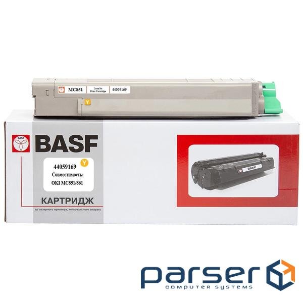 Тонер-картридж BASF OKI MC851/861/ 44059169 Yellow (KT-MC851Y) (BASF-KT-MC851Y)