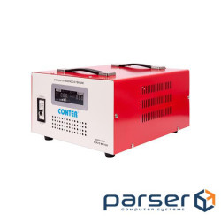 Стабілізатор напруги Conter MSER 3000 VA-V2 / 2250W однофазний, сервопривід, монтажу підлоги, LED ди