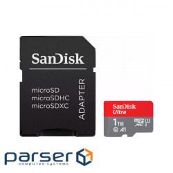 Memory card SANDISK microSDXC Ultra 1TB UHS-I A1 Class 10 + SD-adapter (SDSQUAC-1T00-GN6MA)