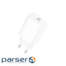 Зарядний пристрій BOROFONE BA21A USB-C PD20W white (6941991111402)