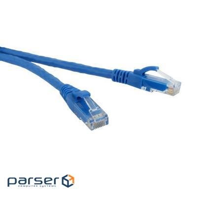 Патч корд Atcom 2м RJ-45 CCA UTP, Синий, 2 м, 5е cat. (9161)