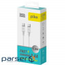 Дата кабель USB-C to USB-C 1.2m CB-TT11 white Piko (1283126504020)