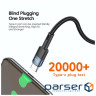 Дата кабель USB-C to USB-C 0.5m 100W black Essager (EXCTT1-XCB01)