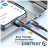 Дата кабель USB-C to USB-C 0.5m 100W black Essager (EXCTT1-XCB01)