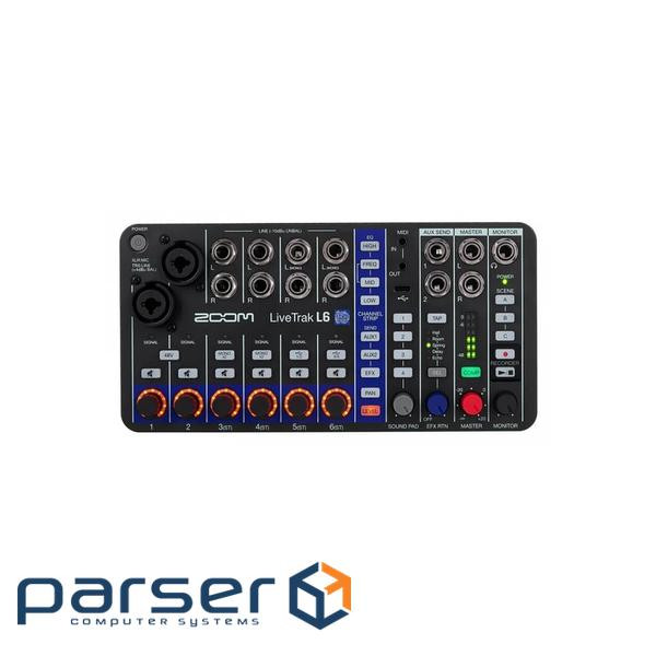 Мікшерний пульт Zoom LiveTrak L-6 (531031)