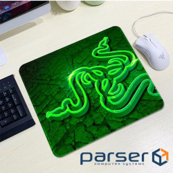 Килимок 200*240 тканинний RAZER 4, товщина 2 мм, колір Green, Пакет (YT-RZ4) (YT-RZ4)