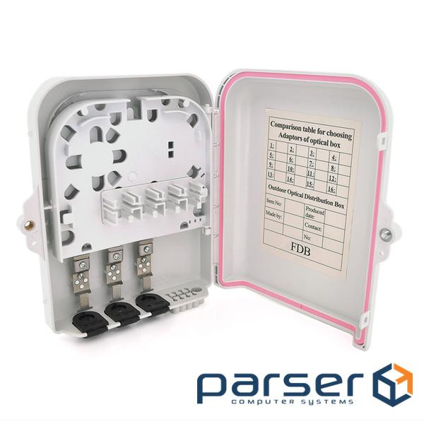 PON - box 8-канальний BT-207-SC, термоусадка, ключі, стяжки, кріплення на стіну (YT-BT-207-SC) (YT-BT-207-SC)