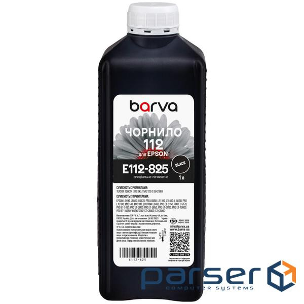 Чорнило Barva Epson E112 BK 1 л, Pigm.Black (E112-825)