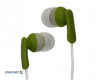 Навушники Smartfortec SE-105 green вкладыши, силиконовые накладки разного размера,