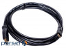 Кабель мультимедійний HDMI A to HDMI C (mini), 2.0m PowerPlant (KD00AS1193)