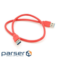 Кабель USB 3.0 AM + AM 0.6м, RED (YT-3.0AM+AM-0.6R)