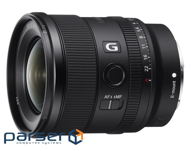 Об'єктив Sony 20mm, f/1.8G для камер NEX FF (SEL20F18G.SYX)