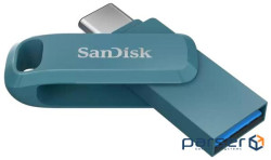 Флеш пам'ять SanDisk Ultra Dual Go 256GB Navy Blue (SDDDC3-256G-G46NBB)