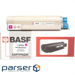Toner cartridge BASF OKI C5650/5750 Magenta 43872306/43872322 (KT-C5650M) (BASF-KT-C5650M)