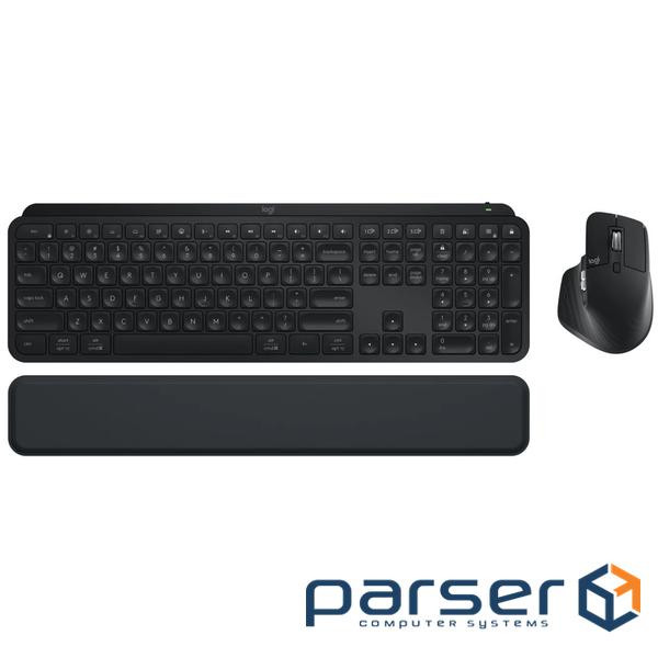 Комплект бездротової LOGITECH MX Keys S Combo Graphite (920-011614)