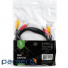 Кабель мультимедійний 3RCA to 3RCA 1.8m Vinga (VCP3RCA1.8)
