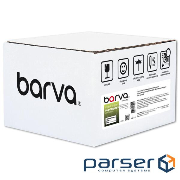 Фотопапір Barva 13x18, 220 g/m2, Everyday, supergloss, 500с (IP-RE260-440)