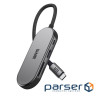 Концентратор Armorstandart USB-C to HDMI 4K, RJ45, PD, 2USB, SD, microSD Grey (ARM69365)