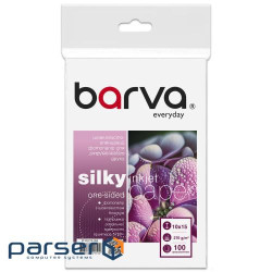 Фотопапір Barva, шовковисто-глянцевий, A6 (10x15), 270 г/м2, 100 л, серія "Every (IP-BAR-FE270-395)