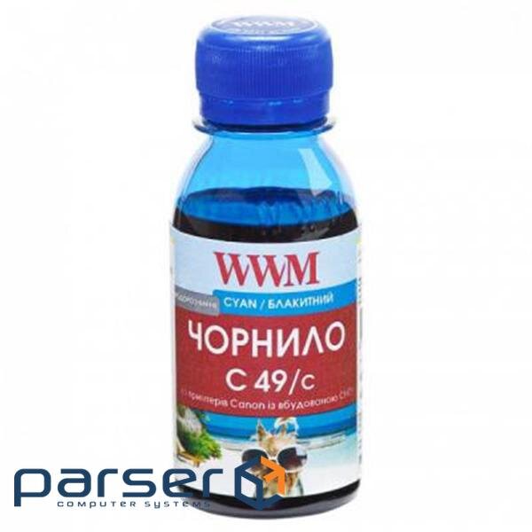 Ink WWM Canon GI-490 100г Cyan (C49/C-2)