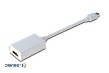 Перехідник mini DisplayPort to HDMI Digitus (AK-340404-001-W)
