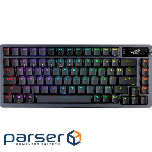 Клавіатура бездротова ASUS ROG Azoth NX Red Gunmetal (90MP0316-BKUA01)