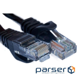 Патч-корд 3м UTP cat.5e, CCA, black GEAR (GPC-UTPCCARJ45-3B)
