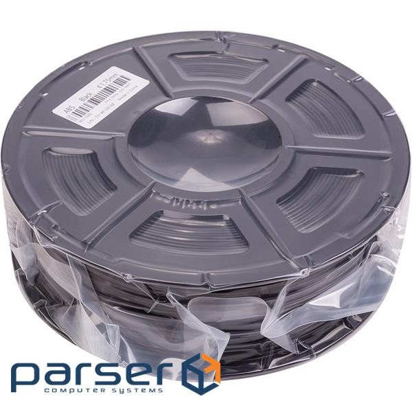 ABS-пластик PowerPlant Filament для 3D-принтера 1.75 мм 1 кг, чорний (PT812851)