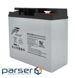 Accumulator battery AGM RITAR RT12170H, Gray Case, 12V 17.0Ah