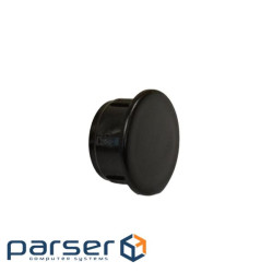 Plug plastic round hole D20 (PG13.5) patch panels FOP, FOPE, black (B582B)