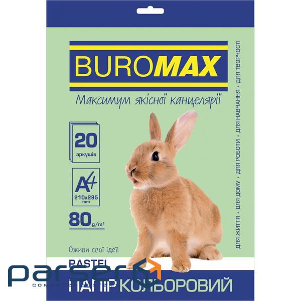 Buromax A paper 4, 80g, PASTEL light green, 20 sheets, 80g (BM.2721220-15)