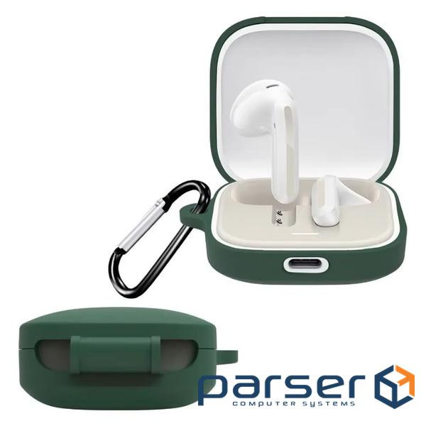 Чохол для навушників BeCover Silicon для Xiaomi Redmi Buds 6 Active Dark Green (712014)