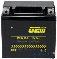 Акумуляторна батарея GEM Battery 12V, 5.0A (GS 12-5)