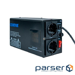 Стабілізатор напруги релейний Conter SVRS-1000VA / 750W однофазний, напольного монтаж (CR-SVRS-1000)
