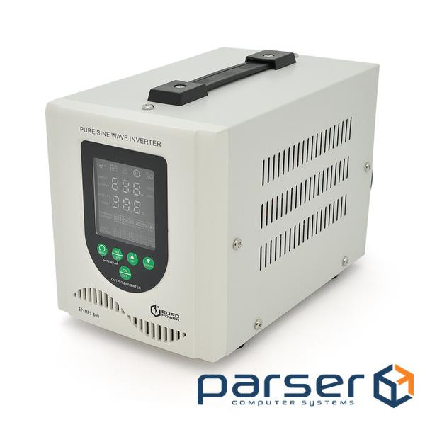 ДБЖ з правильною синусоїдою Europower EP-MPS-800 / 12PLUS (500 Вт) 3 / 5 / 10 / 15 / 20А, під зовніш