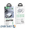 Концентратор HOCO USB-C to USB3.0+HDMI+PD HB14 Silver (6931474725790)
