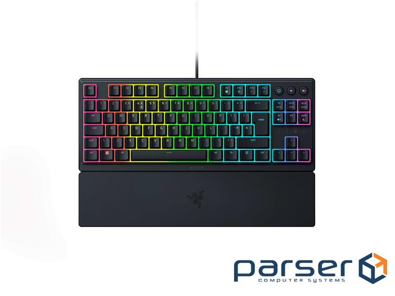 Клавіатура Razer Ornata V3 TKL RGB 84key Mecha-Membrane Switch USB UA Black (RZ03-04881800-R371)