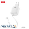 Зарядний пристрій XO 1xUSB-C PD30W GaN + cable USB-C to USB-C (XO-QC17)