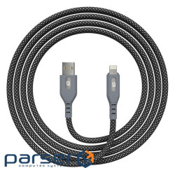 Дата кабель USB 2.0 AM to Lightning 1.0m Magnetic 2A black Armorstandart (ARM75508)