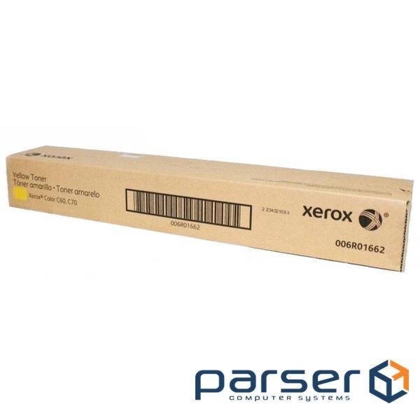 Тонер-картридж Xerox C60/C70 Yellow (006R01662)