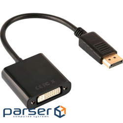 Адаптер DisplayPort - DVI Black (S0222)